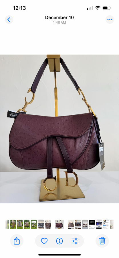 Dior Saddle Bag