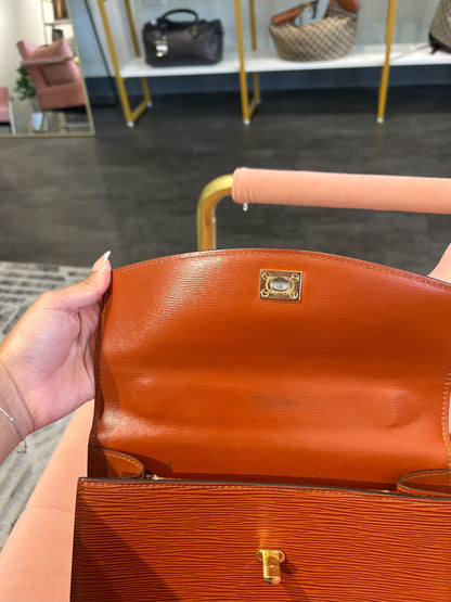 Louis Vuitton Malesherbes – Brown Epi Leather