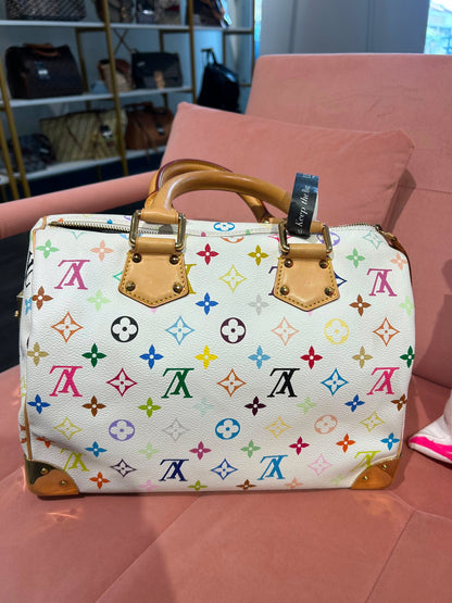 Louis Vuitton Speedy 30 – Multicolor Blanc