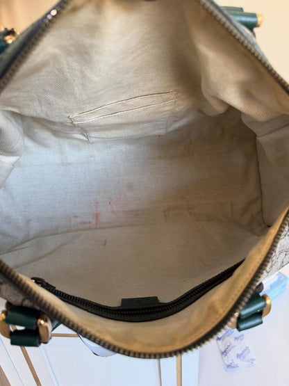 Gucci Neo Green Skull Duffle Bag