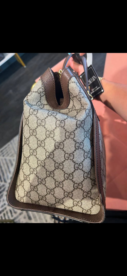 Gucci Ophidia GG Supreme Medium Top Handle Tote