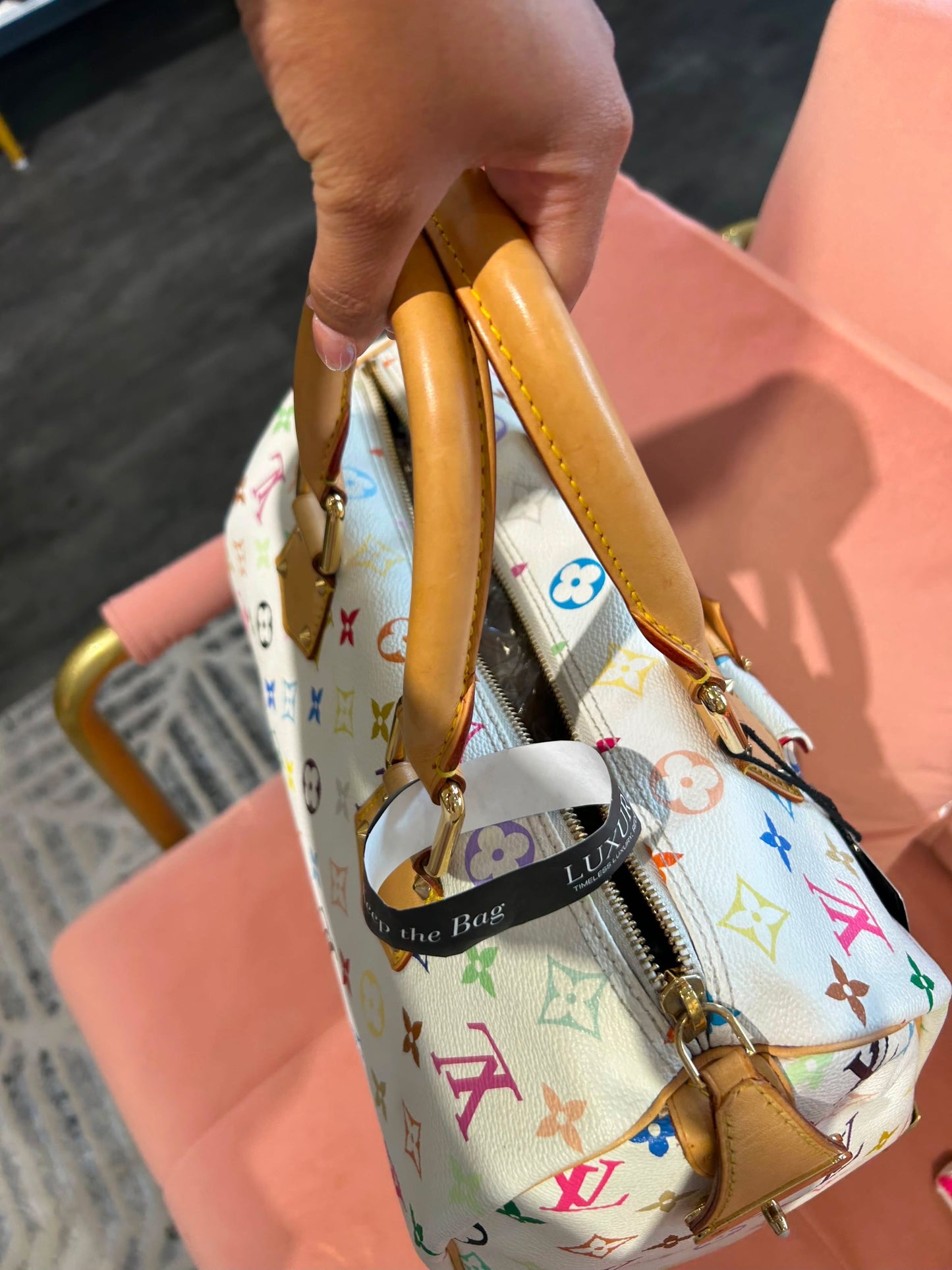 Louis Vuitton Speedy 30 – Multicolor Blanc