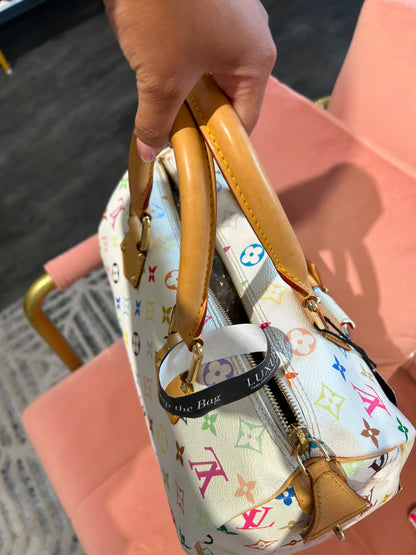 Louis Vuitton Speedy 30 – Multicolor Blanc