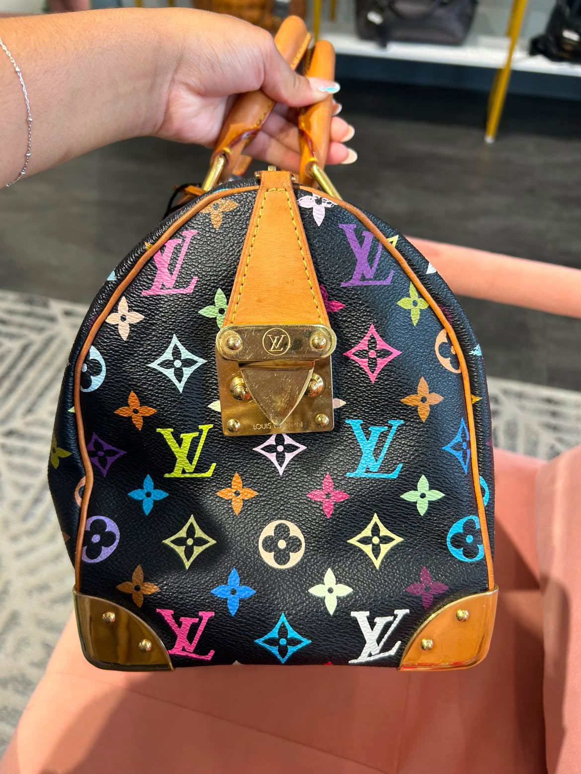 Louis Vuitton Speedy 30 – Black Monogram Multicolore