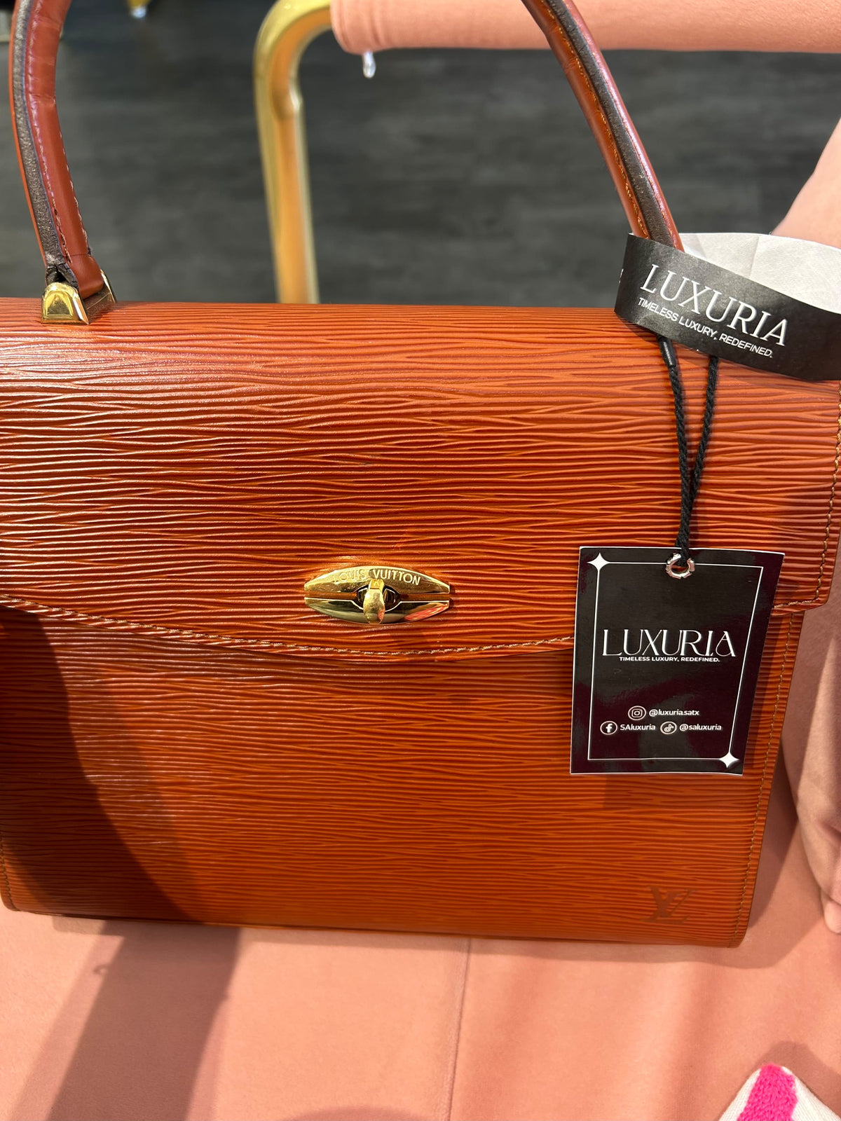 Louis Vuitton Malesherbes – Brown Epi Leather