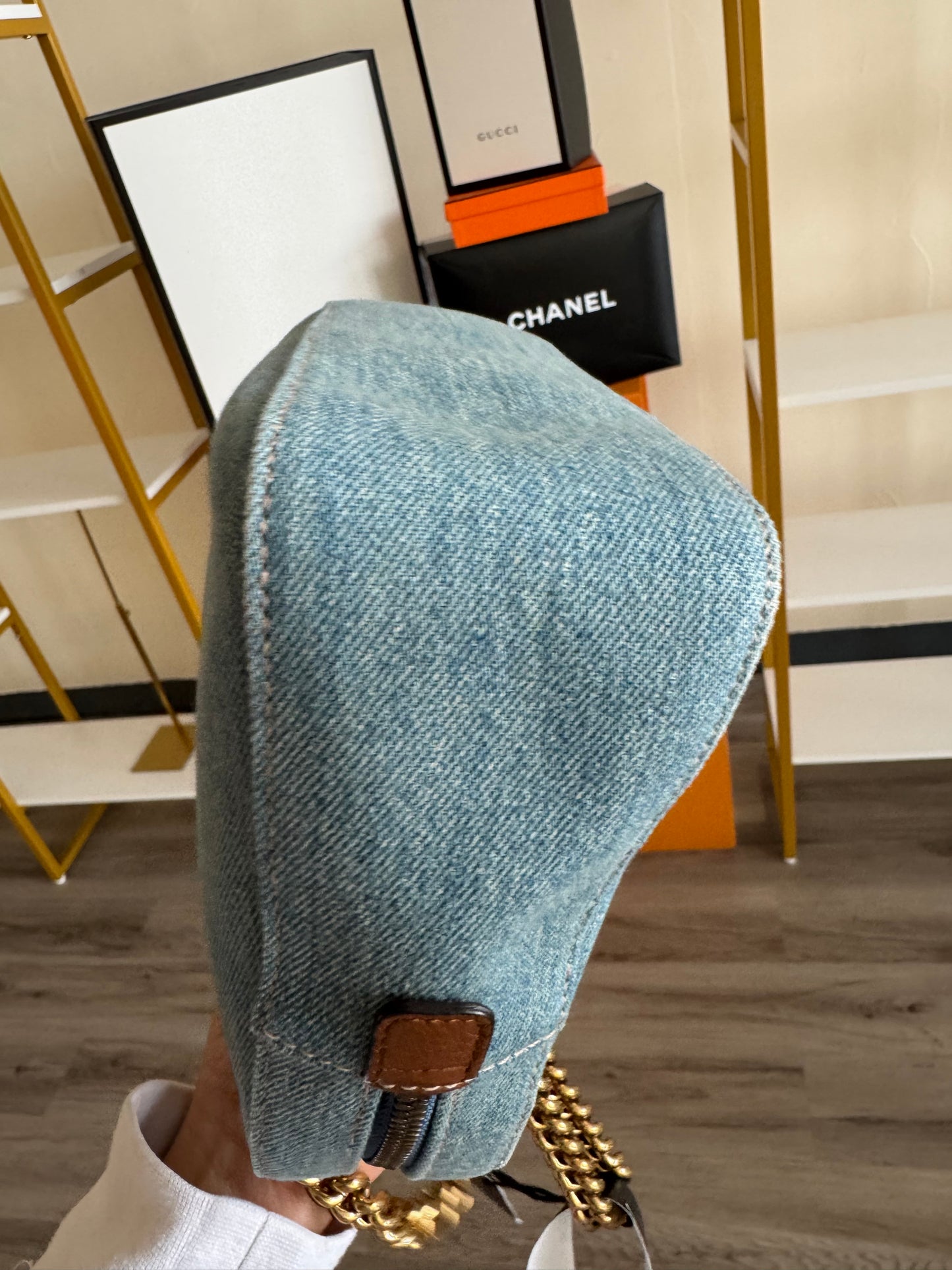 Gucci Soho Blue Denim Bag