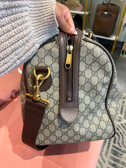 Gucci Savoy Ophidia Large Duffle Bag – GG Supreme Canvas