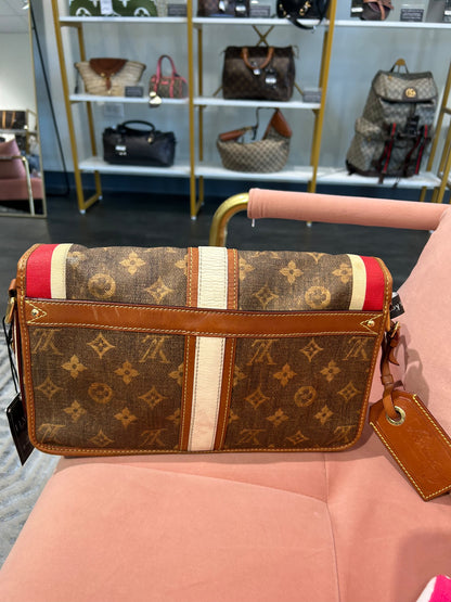 Louis Vuitton Tisse Rayures Shoulder Bag – Monogram Canvas