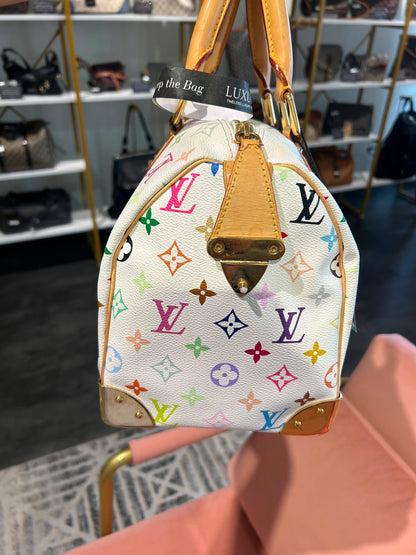 Louis Vuitton Speedy 30 – Multicolor Blanc