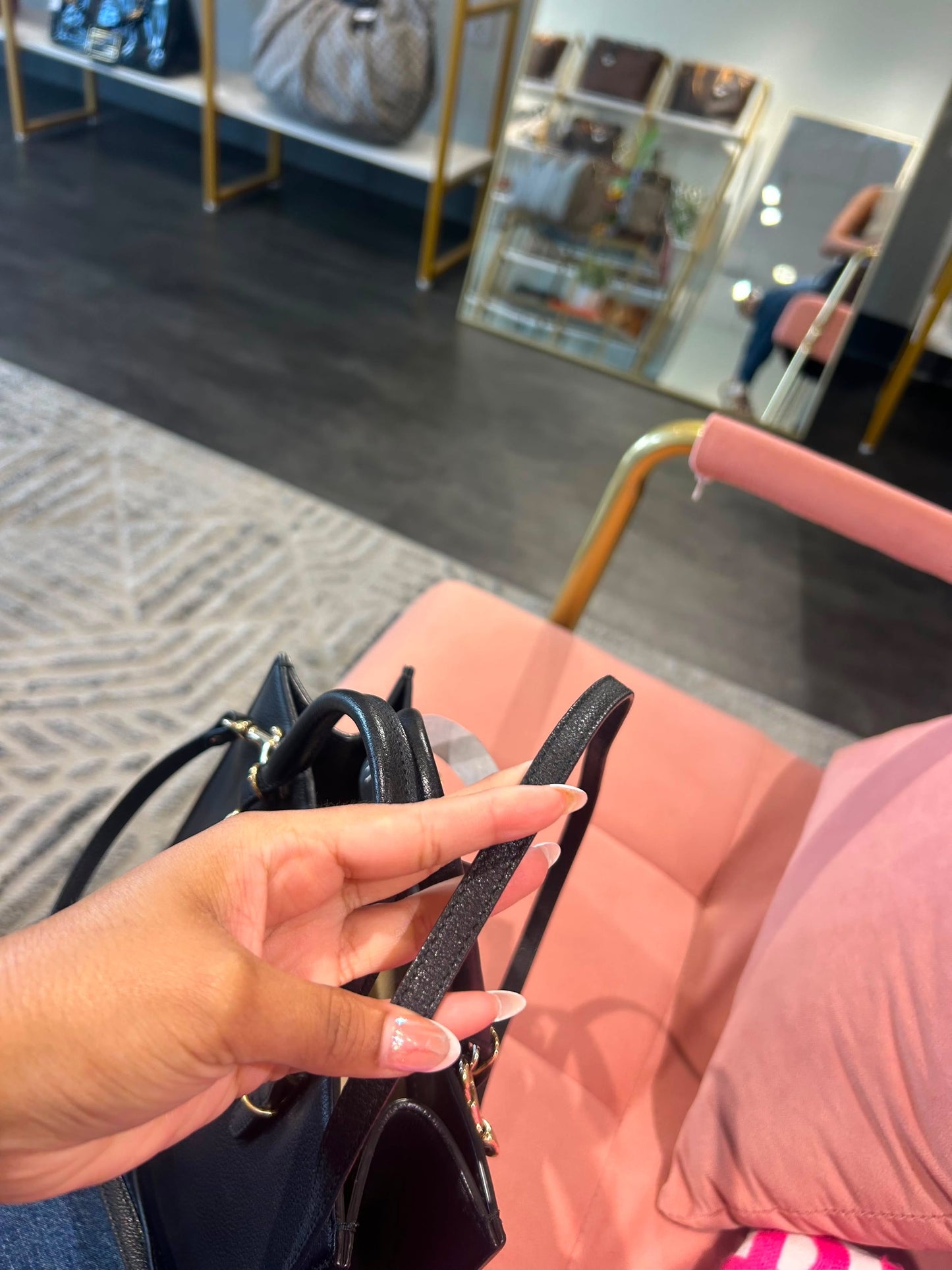 Balenciaga Papier Mini – Black Leather