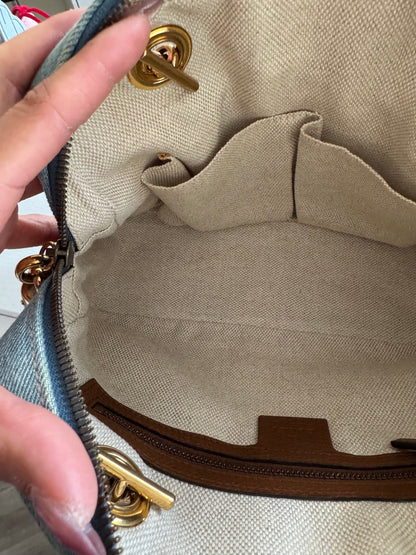 Gucci Soho Blue Denim Bag
