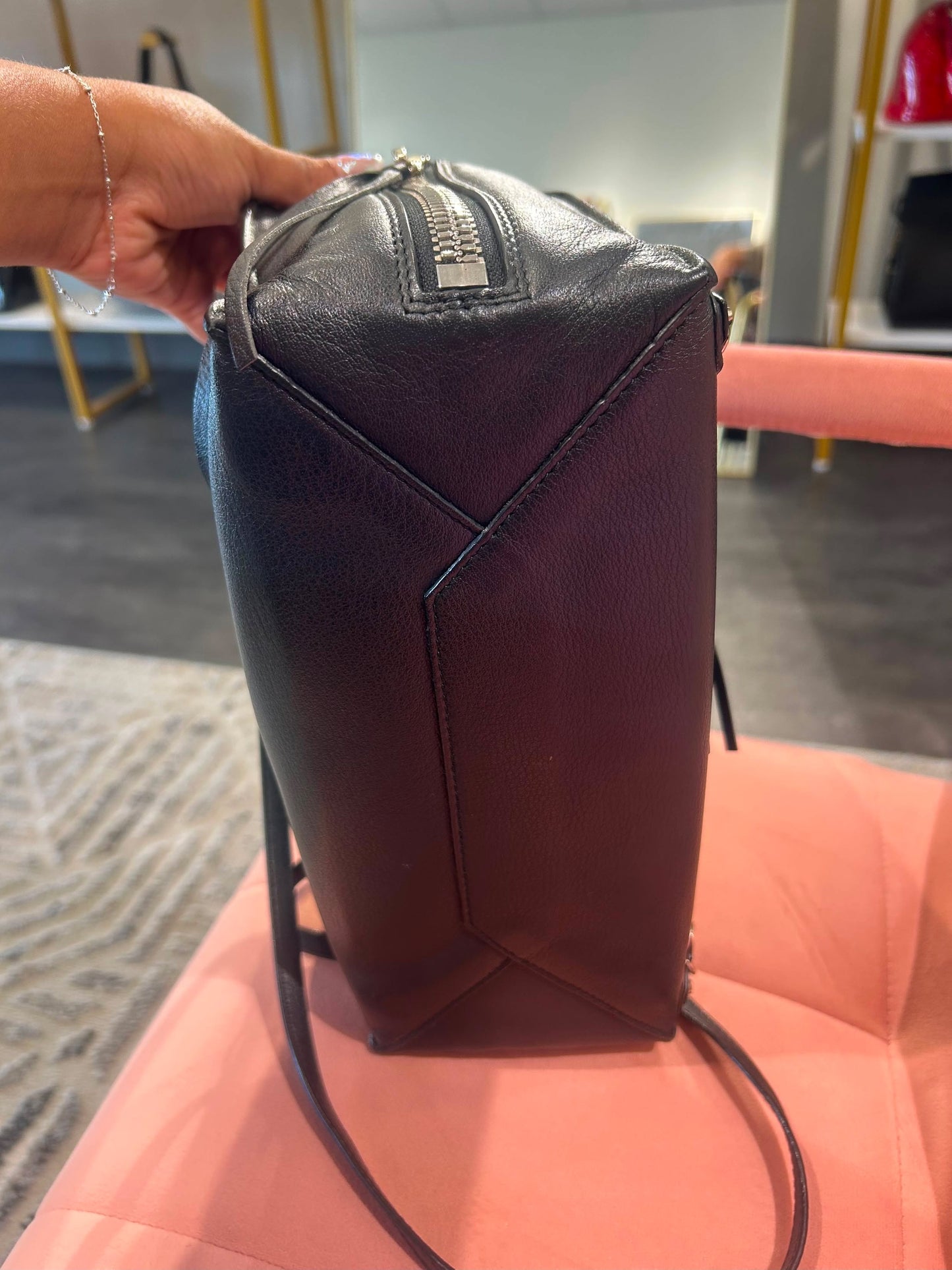 Balenciaga Papier Small – Black Leather