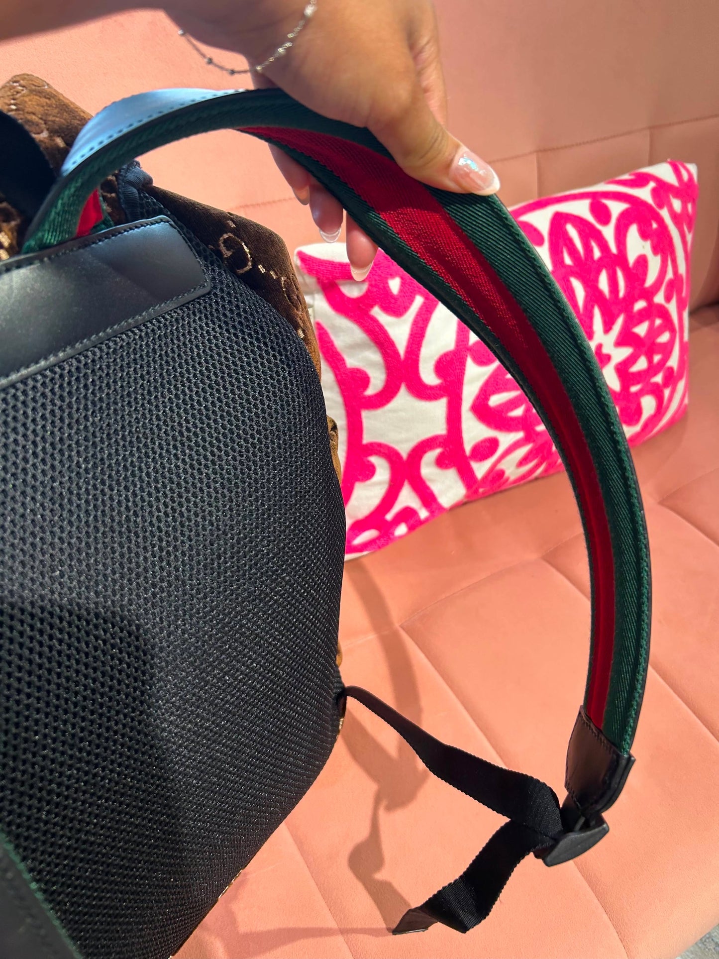 Gucci Velvet Backpack