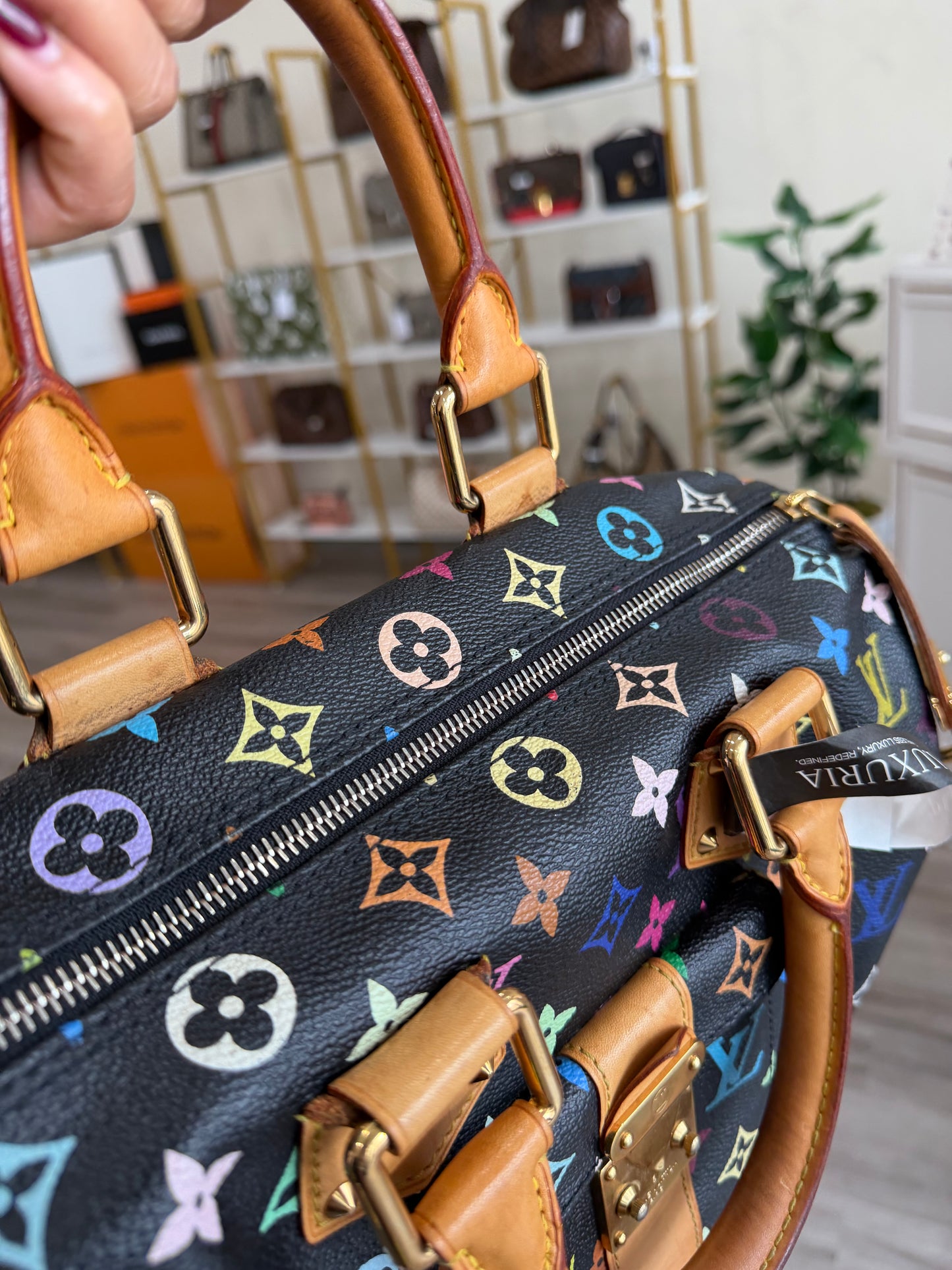 Louis Vuitton Speedy Multicolor in Noir
