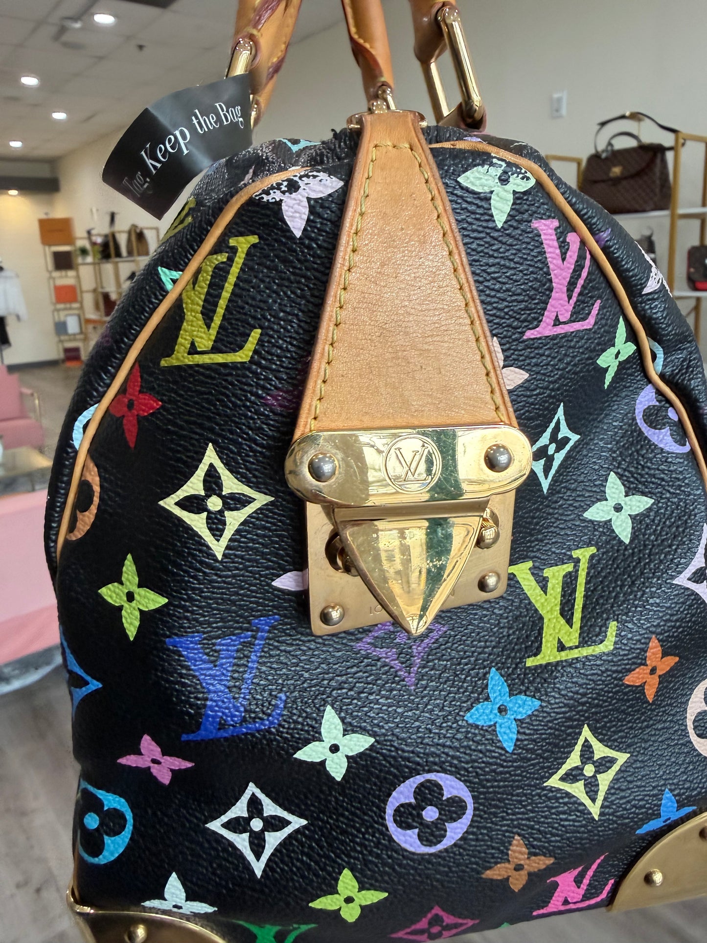 Louis Vuitton Speedy Multicolor in Noir