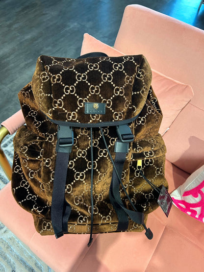 Gucci Velvet Backpack