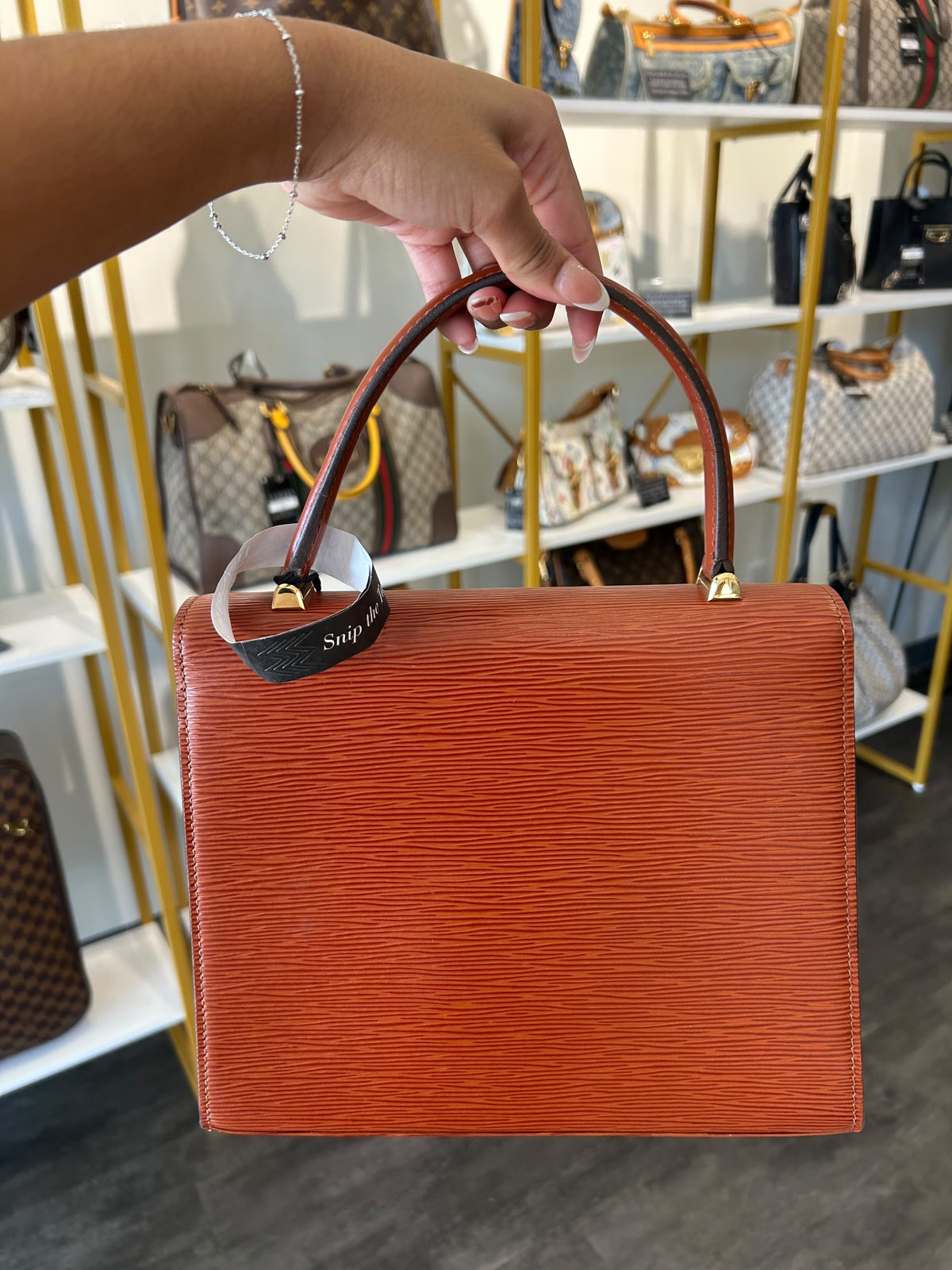 Louis Vuitton Malesherbes – Brown Epi Leather