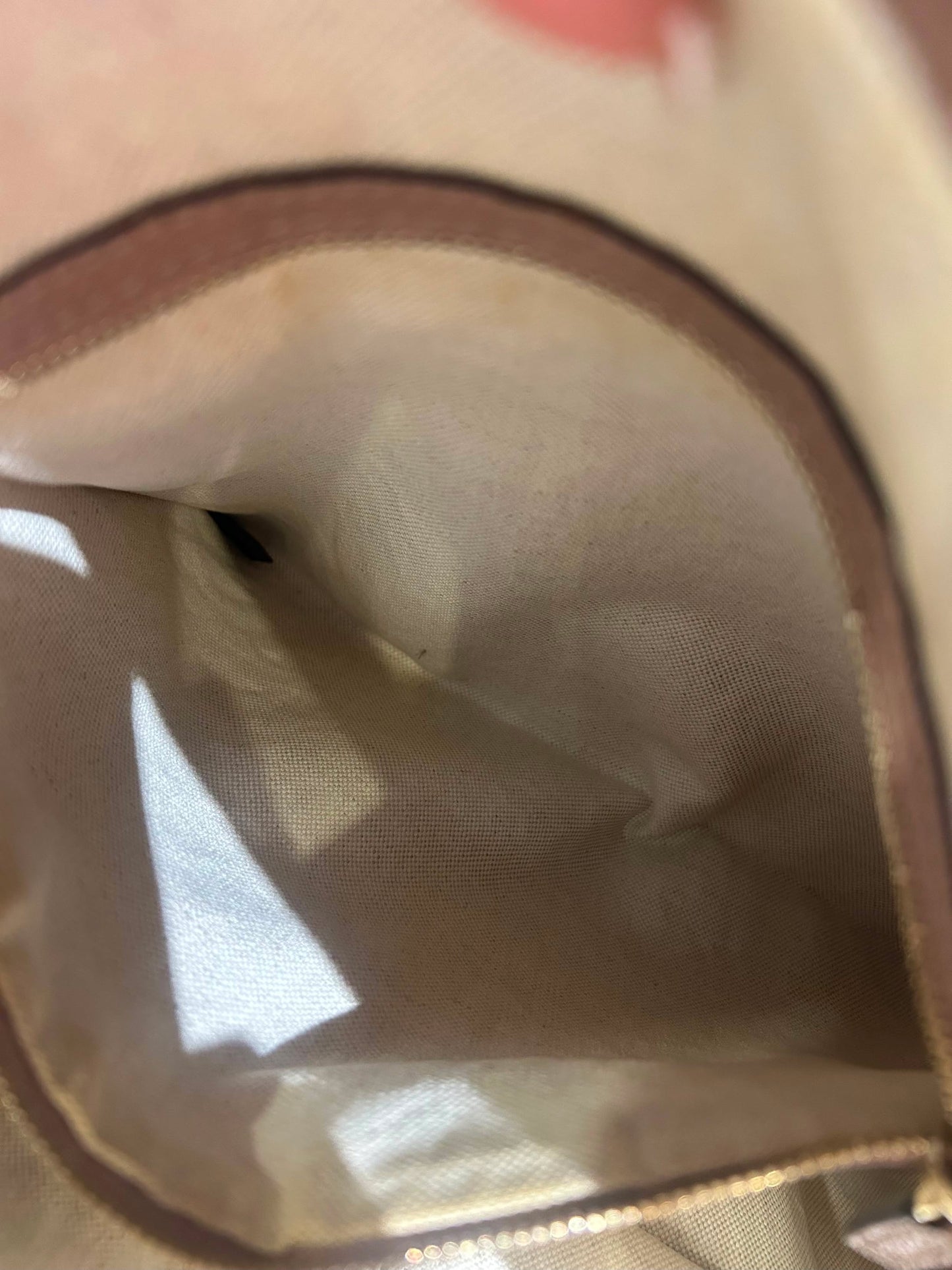 Gucci GG Canvas Hobo – Pink Leather Trim