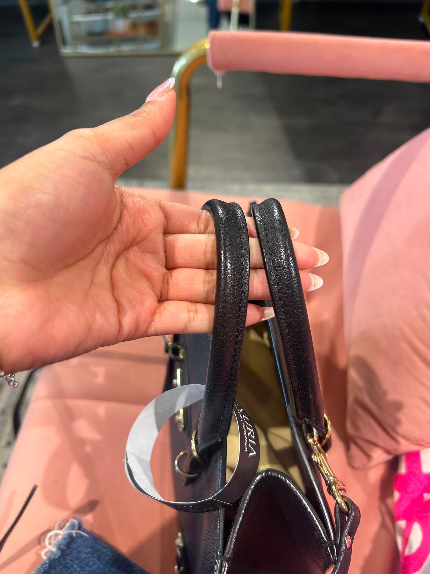 Balenciaga Papier Mini – Black Leather