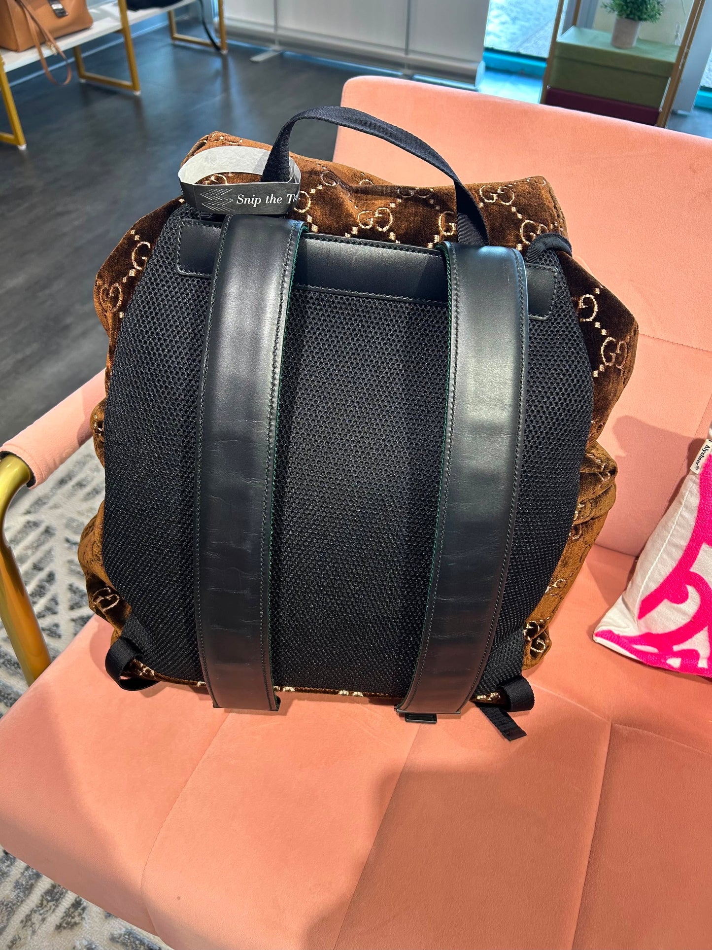 Gucci Velvet Backpack