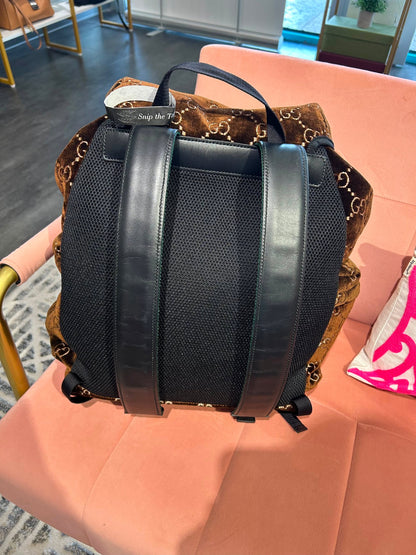 Gucci Velvet Backpack