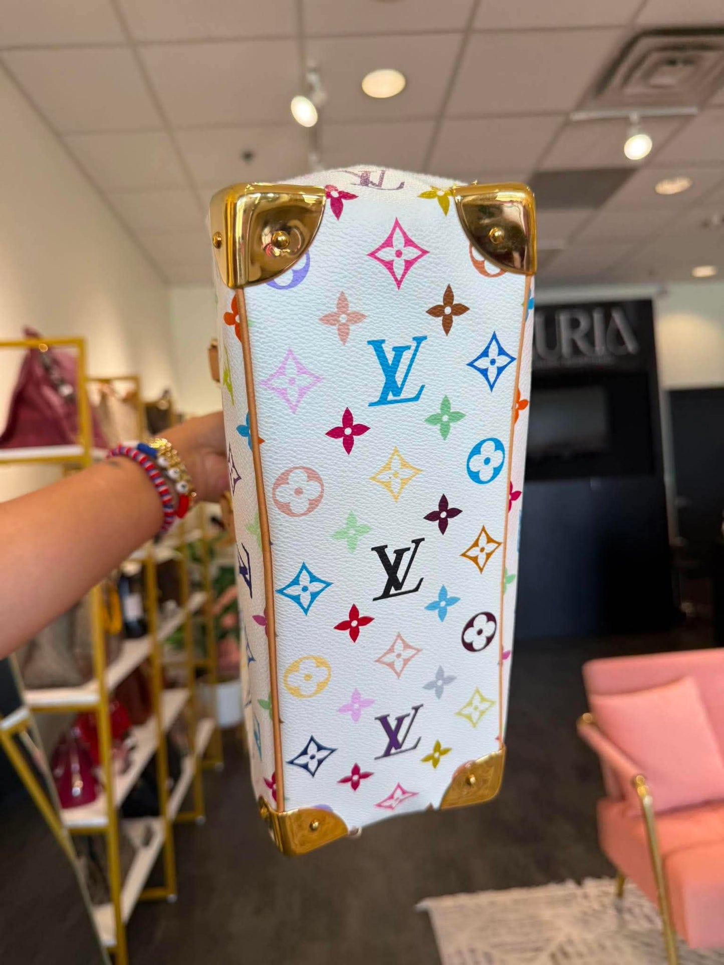 Louis Vuitton Trouville – Multicolor Monogram Blanc