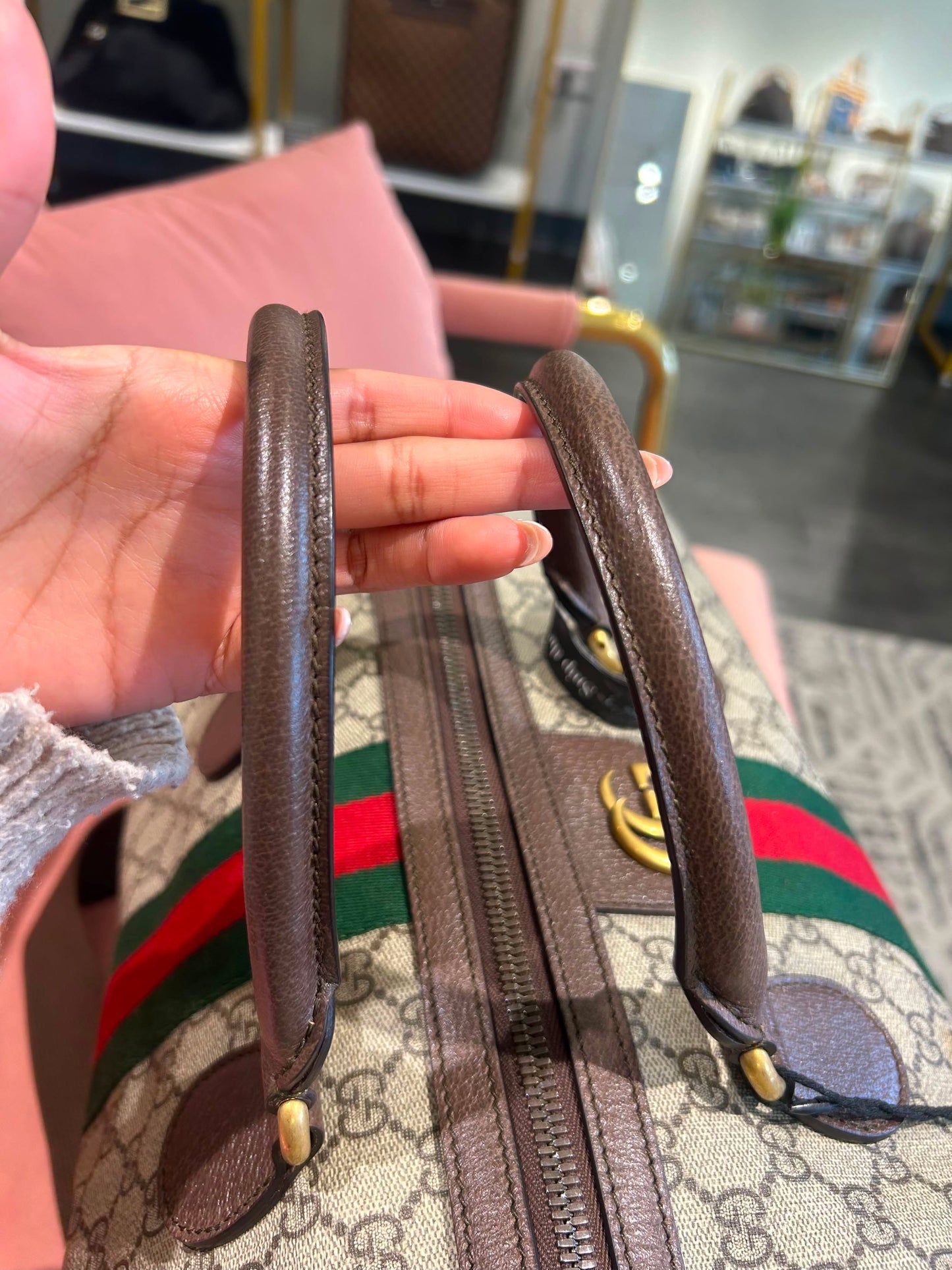 Gucci Savoy Ophidia Large Duffle Bag – GG Supreme Canvas