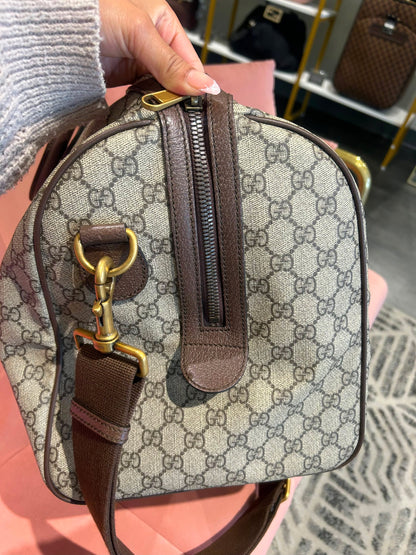 Gucci Savoy Ophidia Large Duffle Bag – GG Supreme Canvas