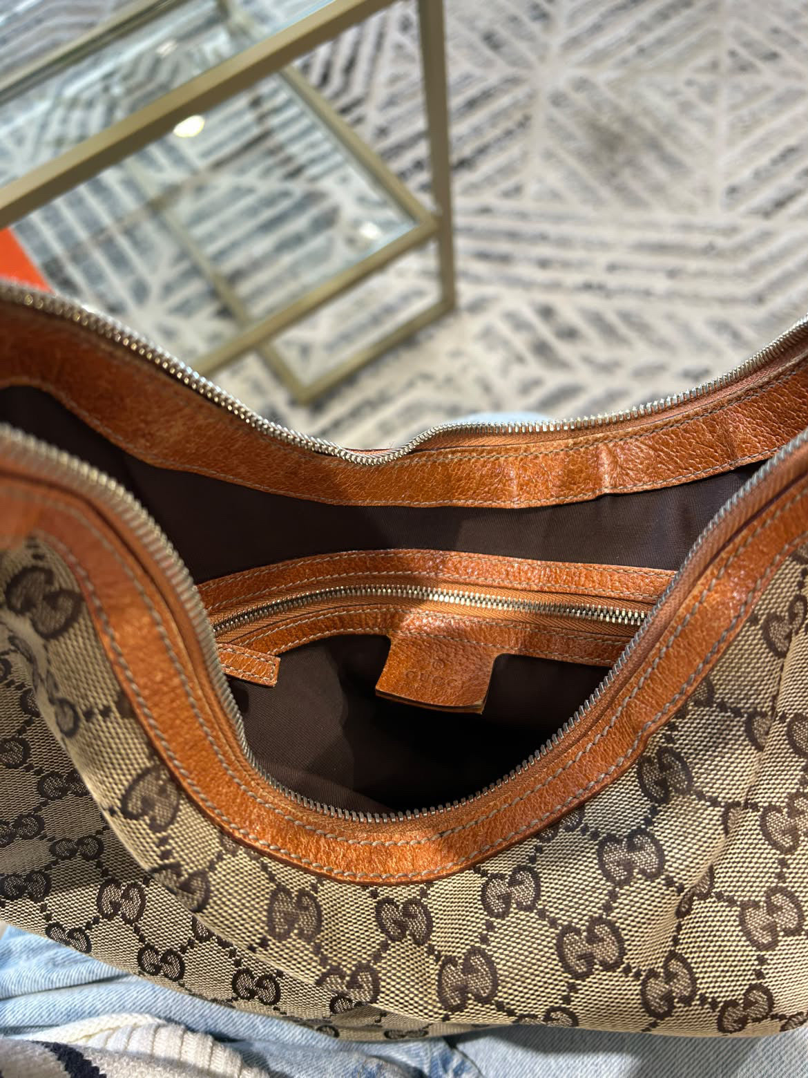 Gucci GG Canvas Hobo Bag