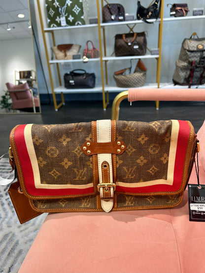 Louis Vuitton Tisse Rayures Shoulder Bag – Monogram Canvas