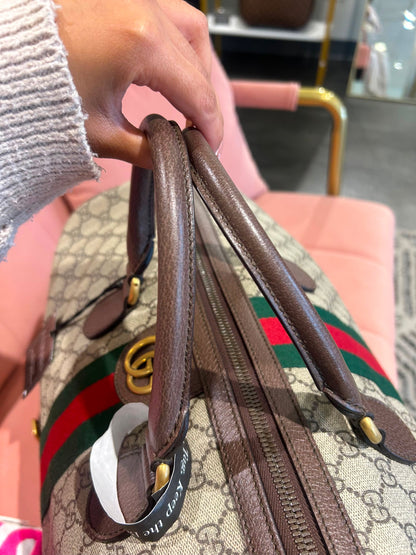 Gucci Savoy Ophidia Large Duffle Bag – GG Supreme Canvas