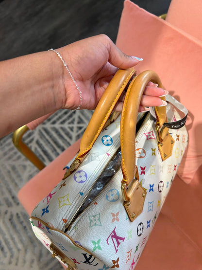 Louis Vuitton Speedy 30 – Multicolor Blanc