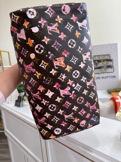 Louis Vuitton Speedy 35 in Brown Aquarelle