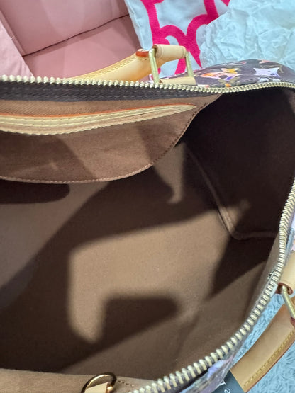 Louis Vuitton Speedy 35 in Brown Aquarelle