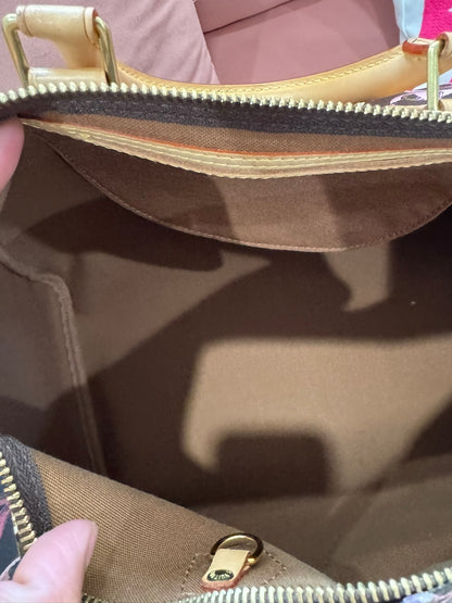 Louis Vuitton Speedy 35 in Brown Aquarelle