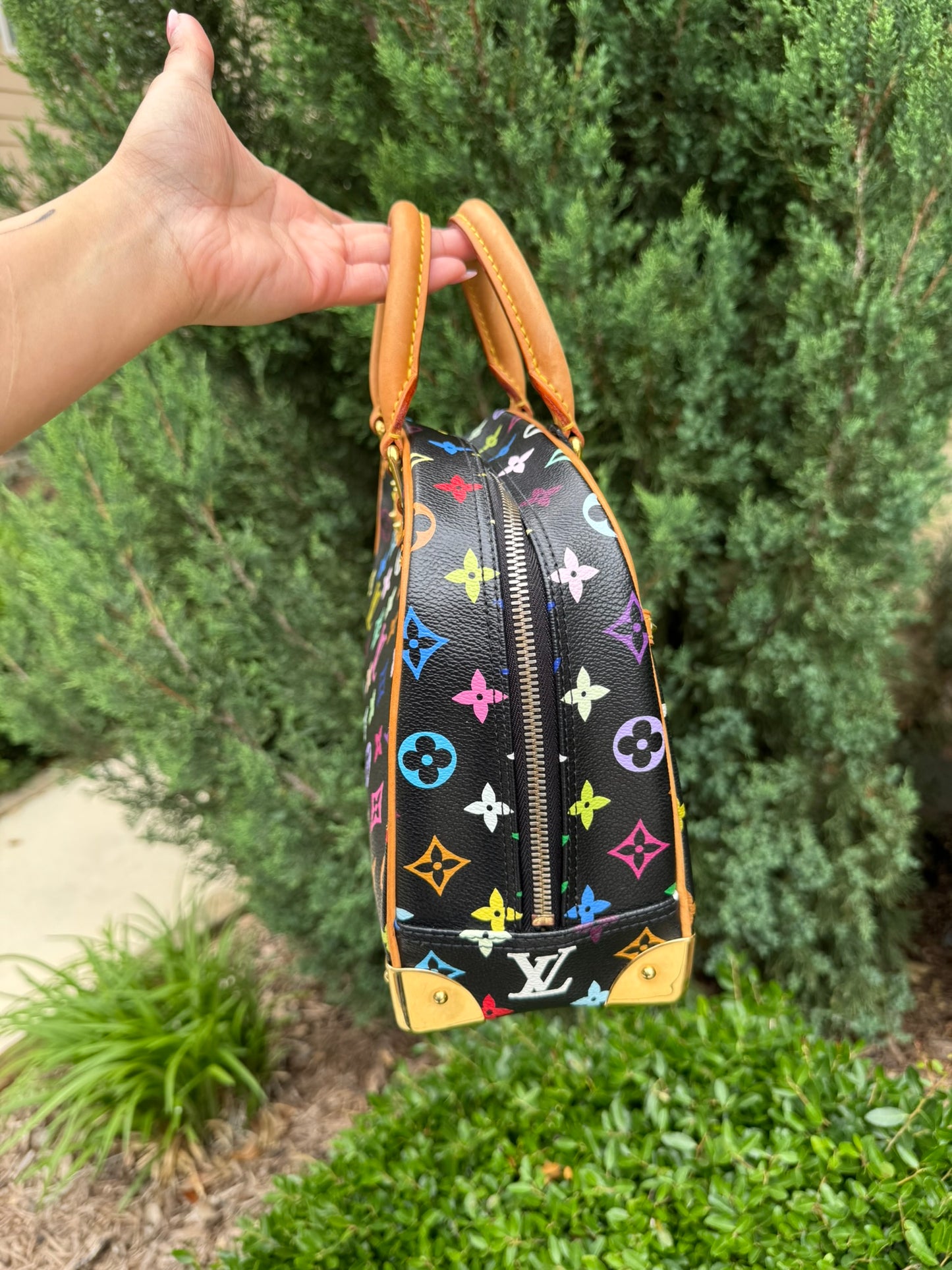 Louis Vuitton Trouville in Monogram Multicolore Noir