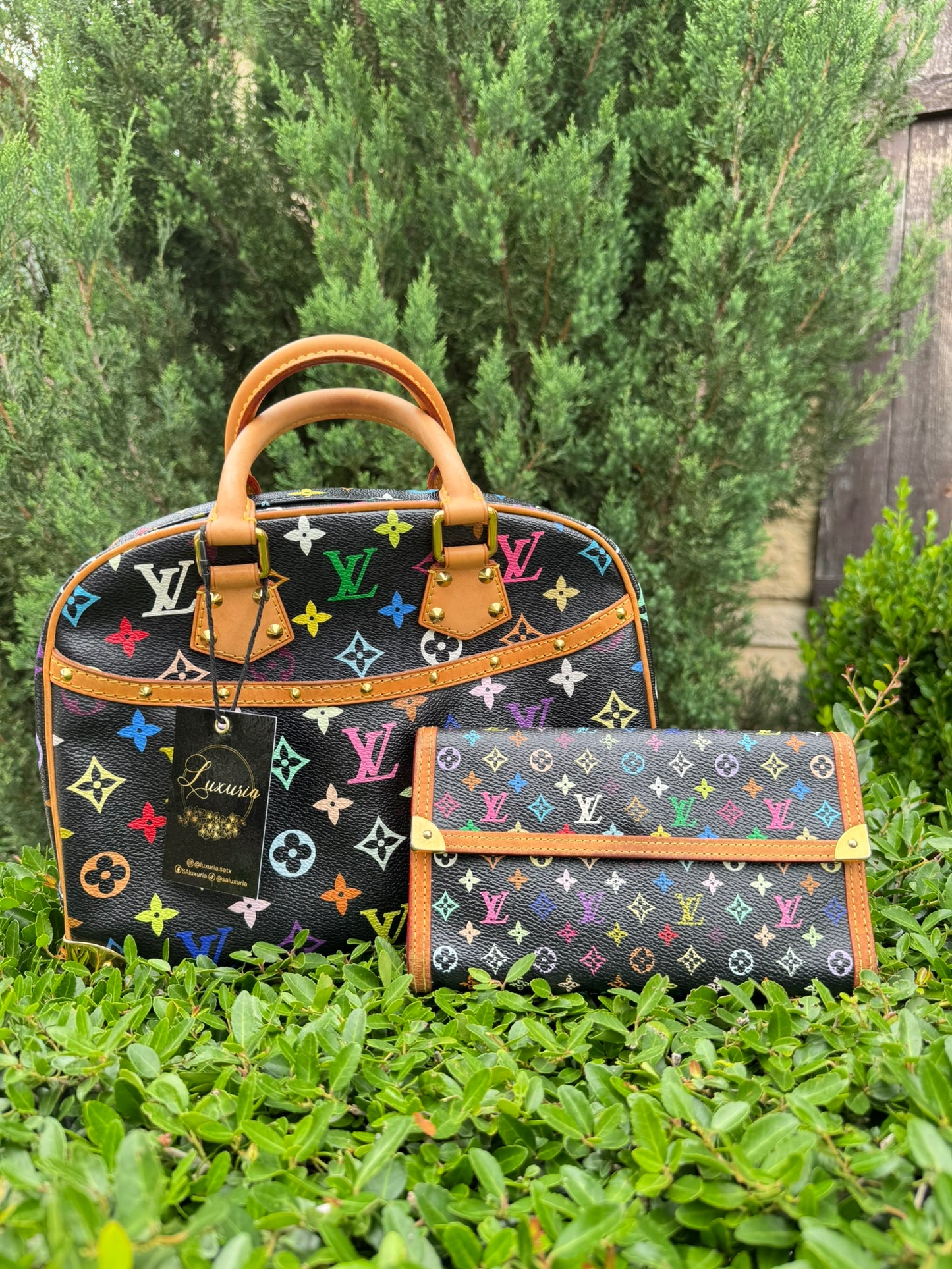 Louis Vuitton Trouville in Monogram Multicolore Noir