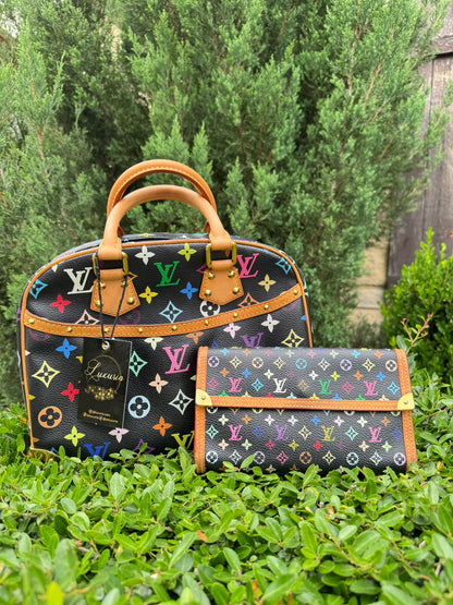 Louis Vuitton Trouville in Monogram Multicolore Noir