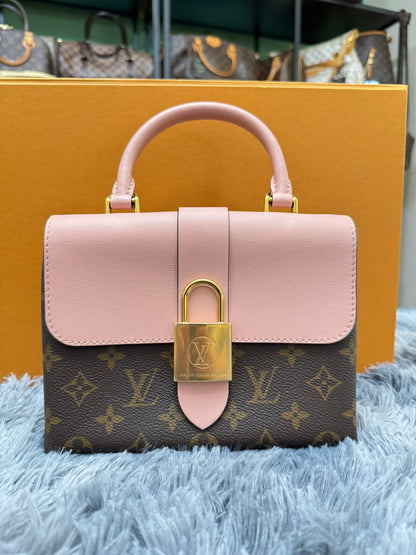 Louis Vuitton Locky BB in Monogram Canvas and Rose Poudre Leather