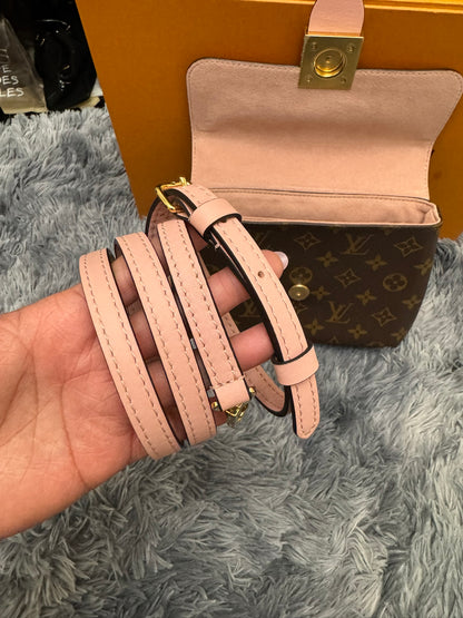 Louis Vuitton Locky BB in Monogram Canvas and Rose Poudre Leather
