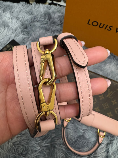 Louis Vuitton Locky BB in Monogram Canvas and Rose Poudre Leather