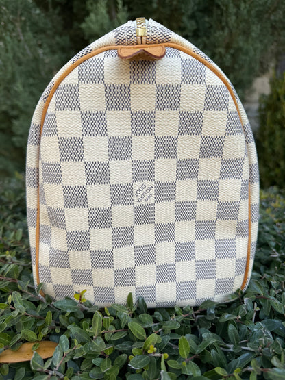 Louis Vuitton Speedy 30 in Damier Azur Canvas