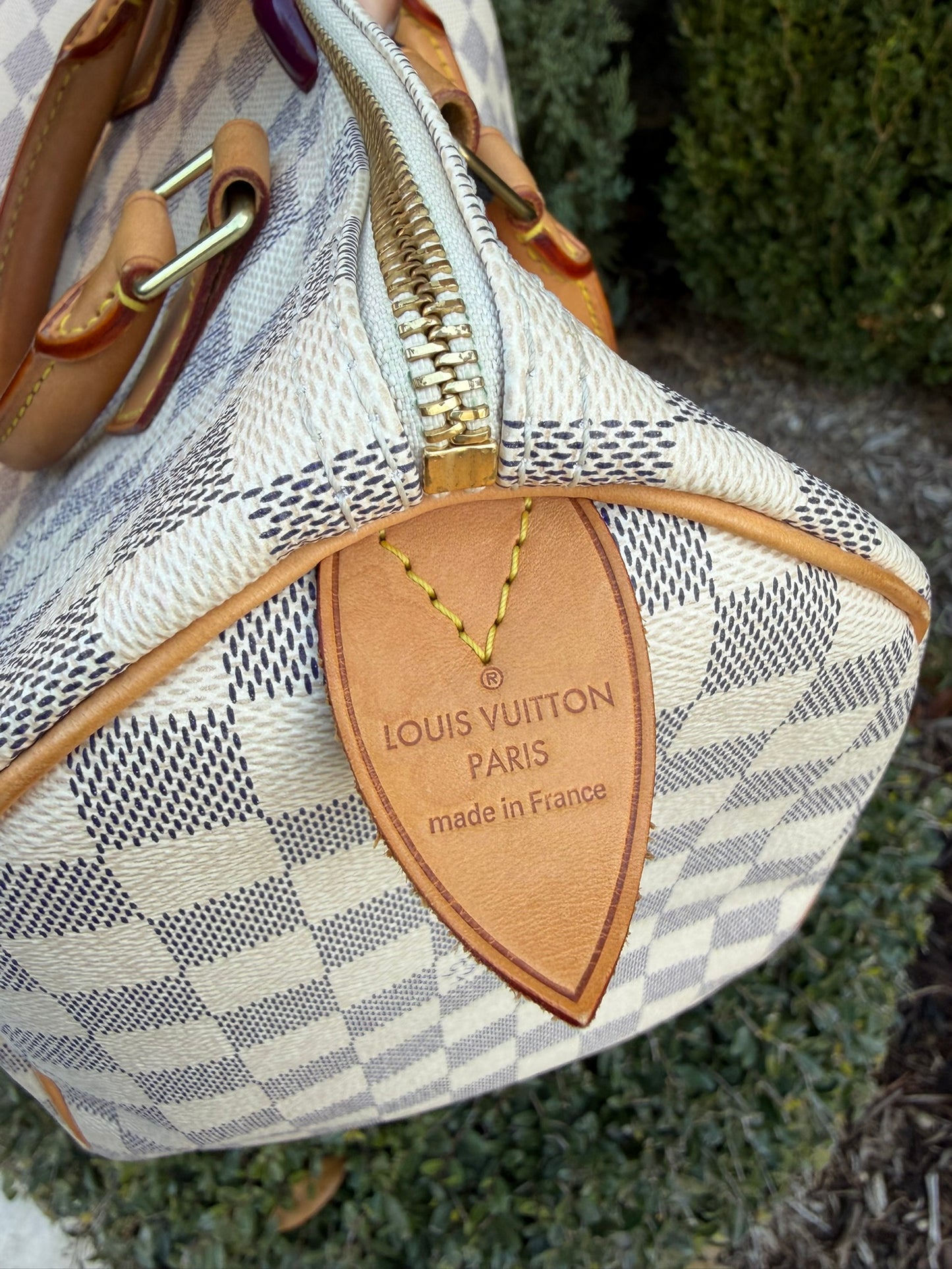 Louis Vuitton Speedy 30 in Damier Azur Canvas