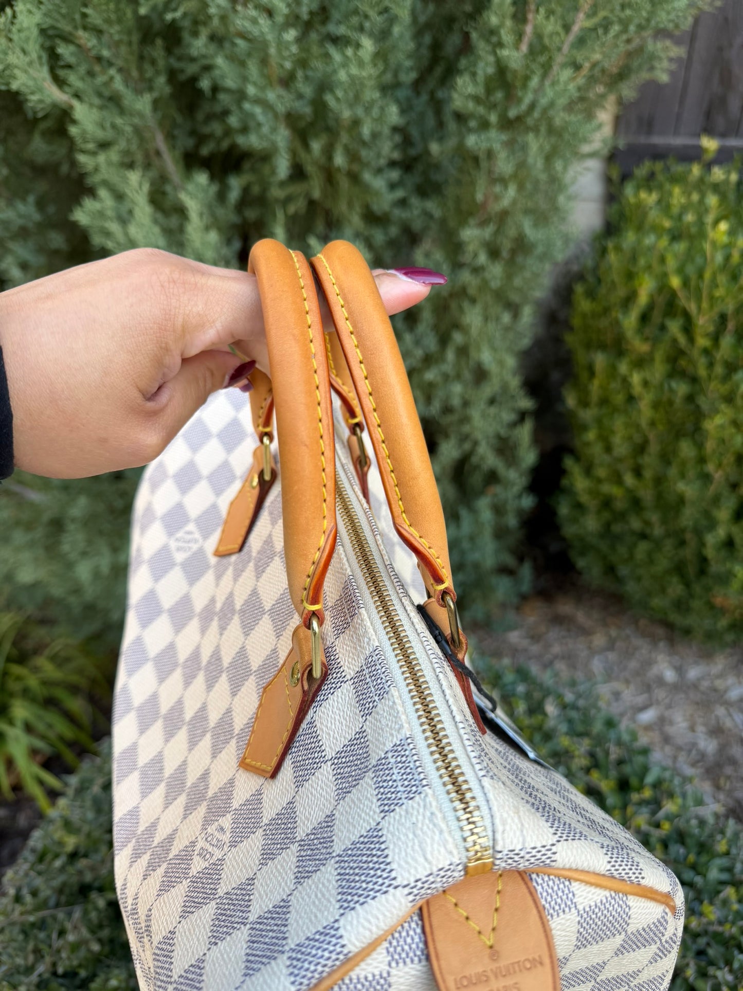 Louis Vuitton Speedy 30 in Damier Azur Canvas