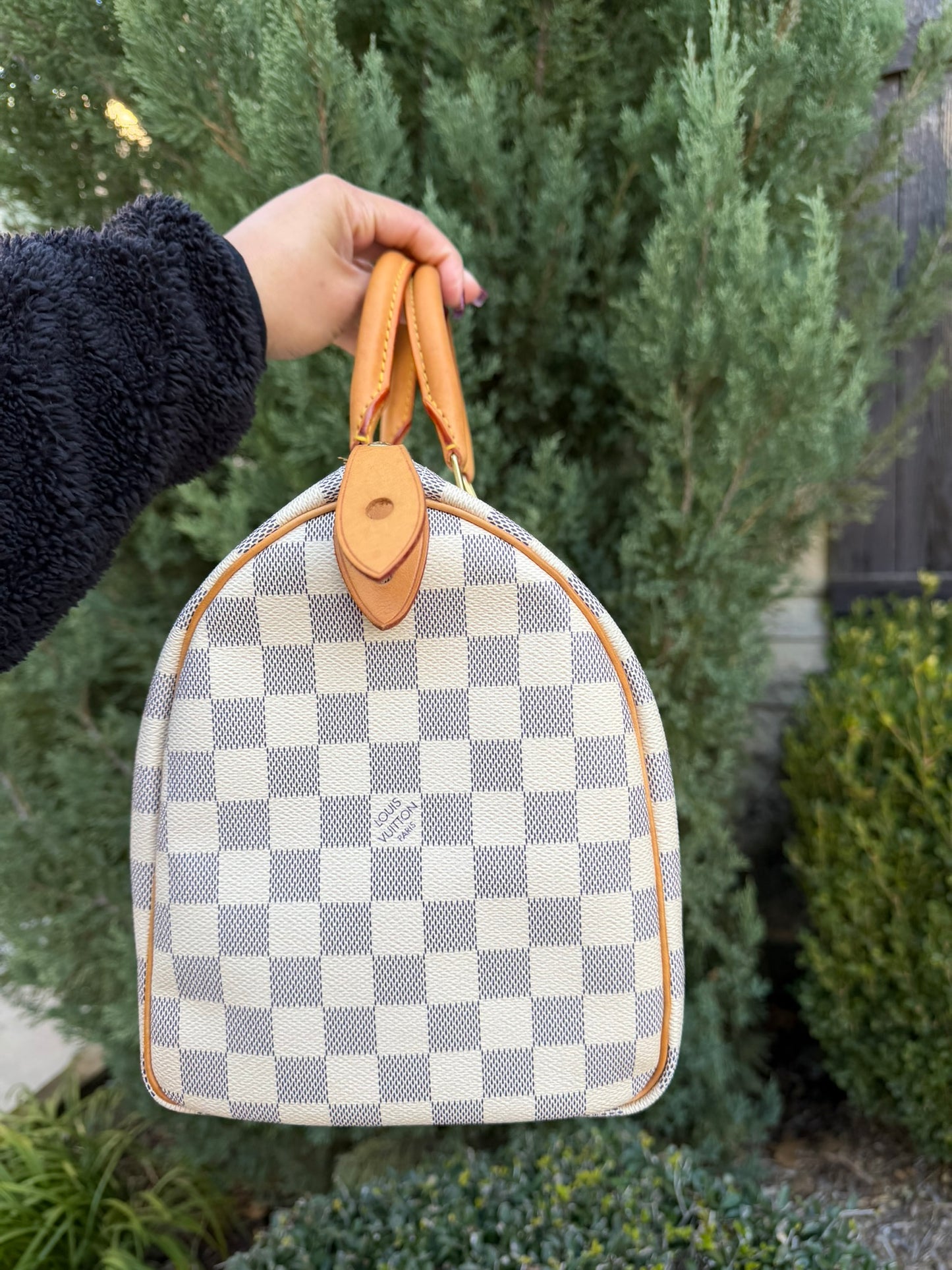 Louis Vuitton Speedy 30 in Damier Azur Canvas