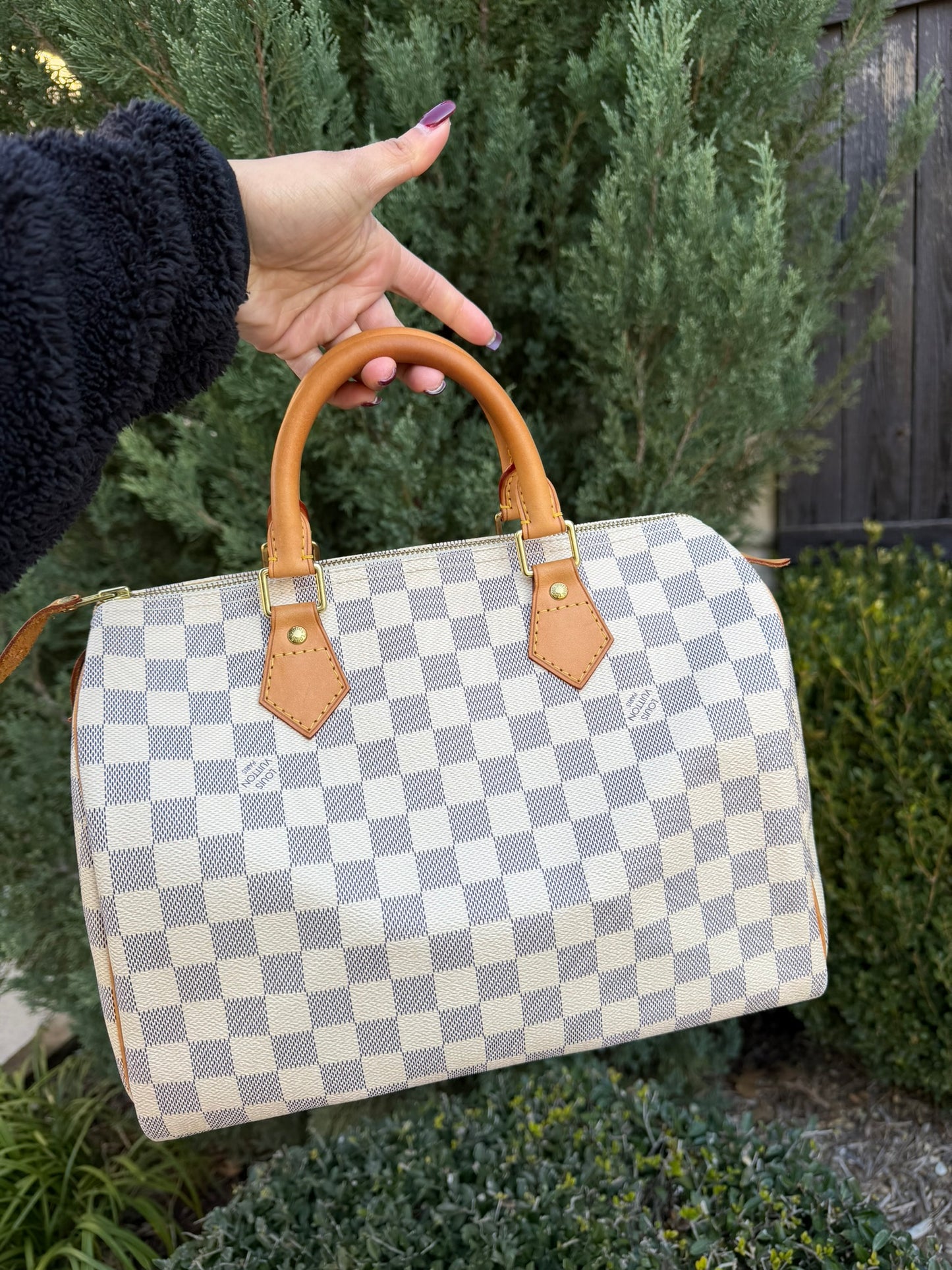 Louis Vuitton Speedy 30 in Damier Azur Canvas