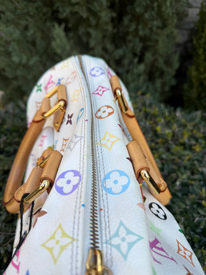 Louis Vuitton Speedy in Multicolor Blanc