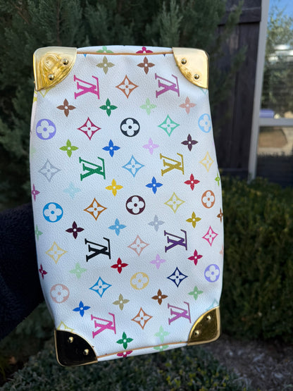 Louis Vuitton Speedy in Multicolor Blanc