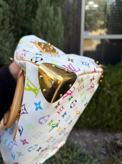 Louis Vuitton Speedy in Multicolor Blanc