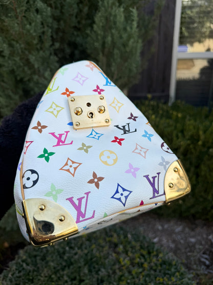 Louis Vuitton Speedy in Multicolor Blanc
